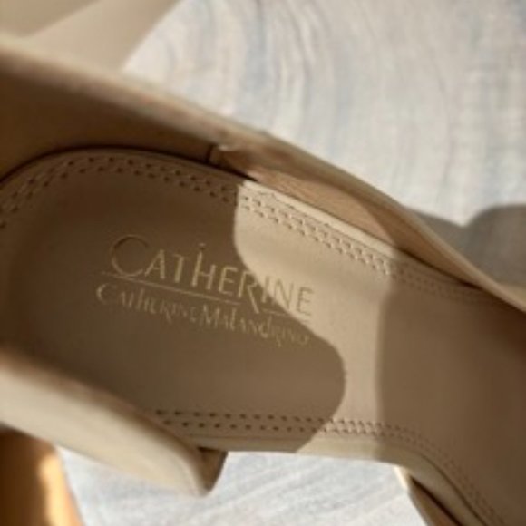 NWOT Size 6 Catherine Malandrino Cream heels - Picture 6 of 6